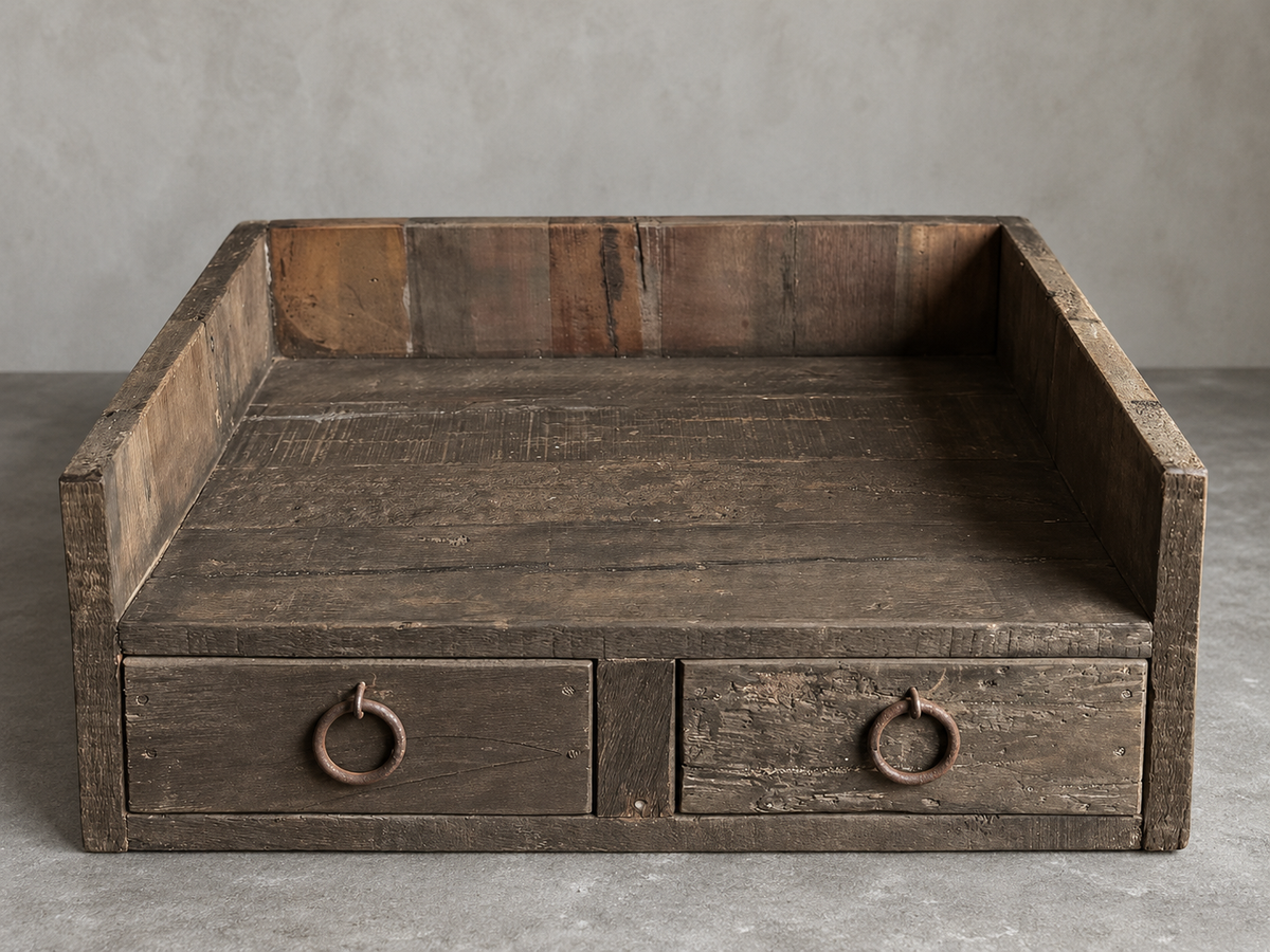 Gruttersbak met 2 lade- Driftwood