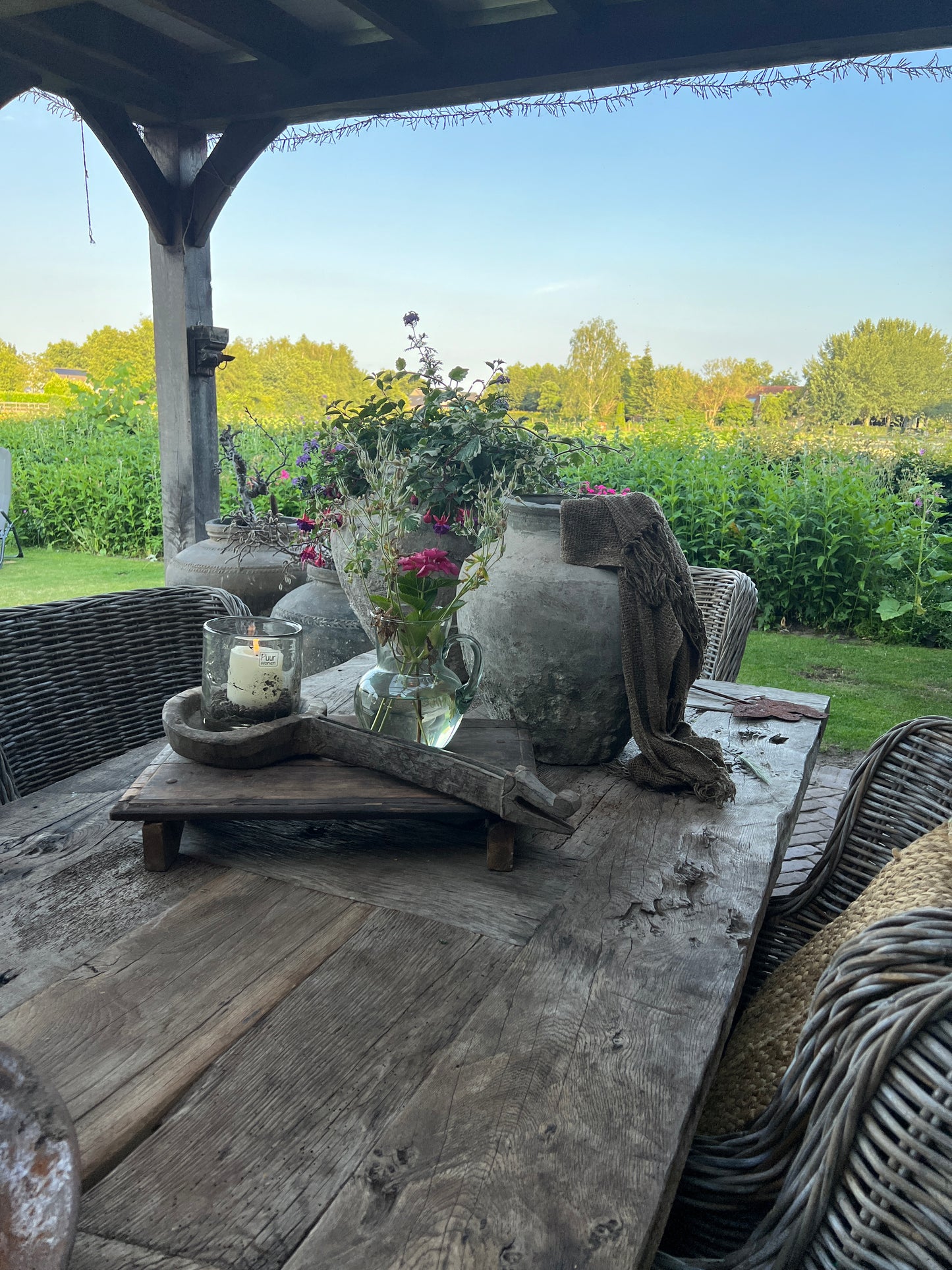 Authentieke houten lepel