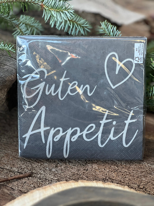 Servetten "Guten Appetit", 2 varianten