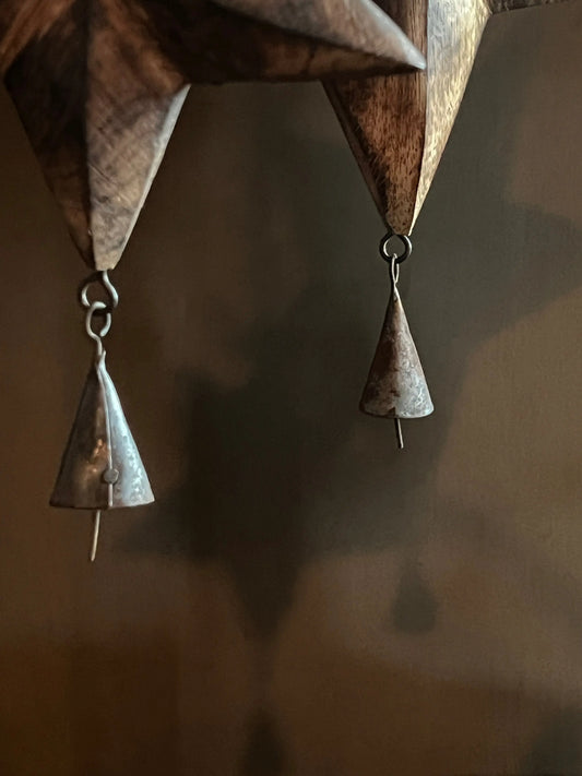 Star pendant with bell, available in M and L