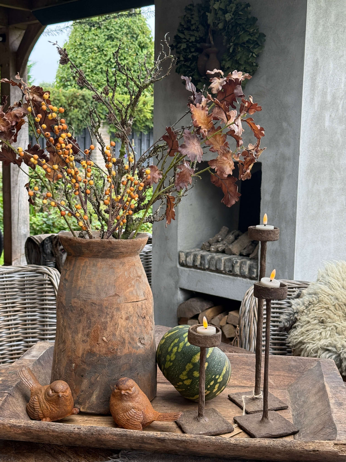 Künstlicher Herbstblattzweig