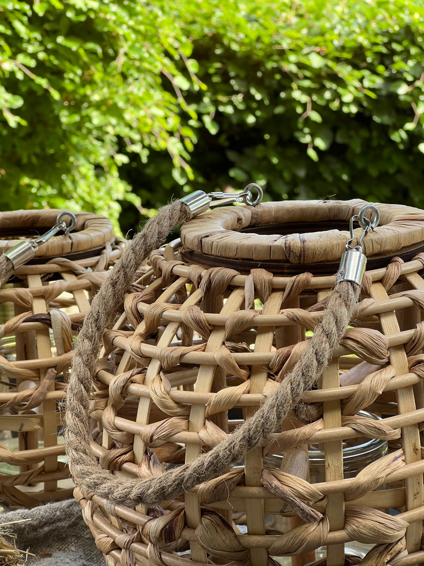 Tealight lantern, available in M and L