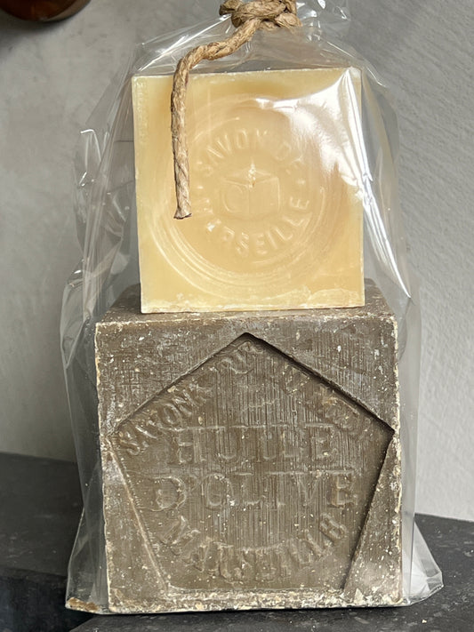 Marseille soap package, 2 pieces