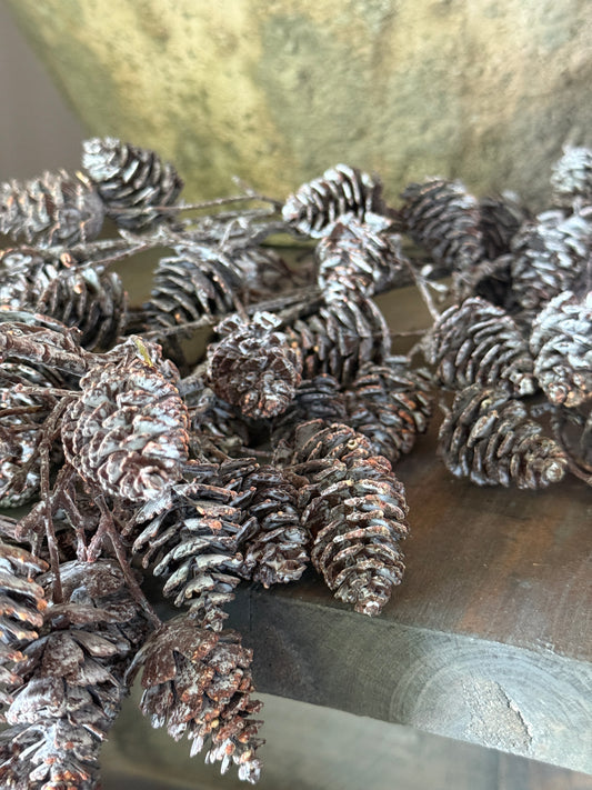 Pine cone branch artificial – approx. 90 cm