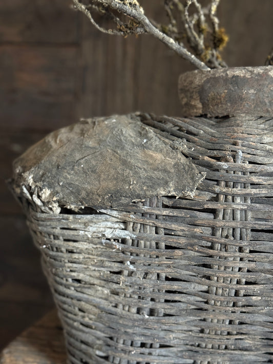 Unique Old Clay Basket - Luksa (17)