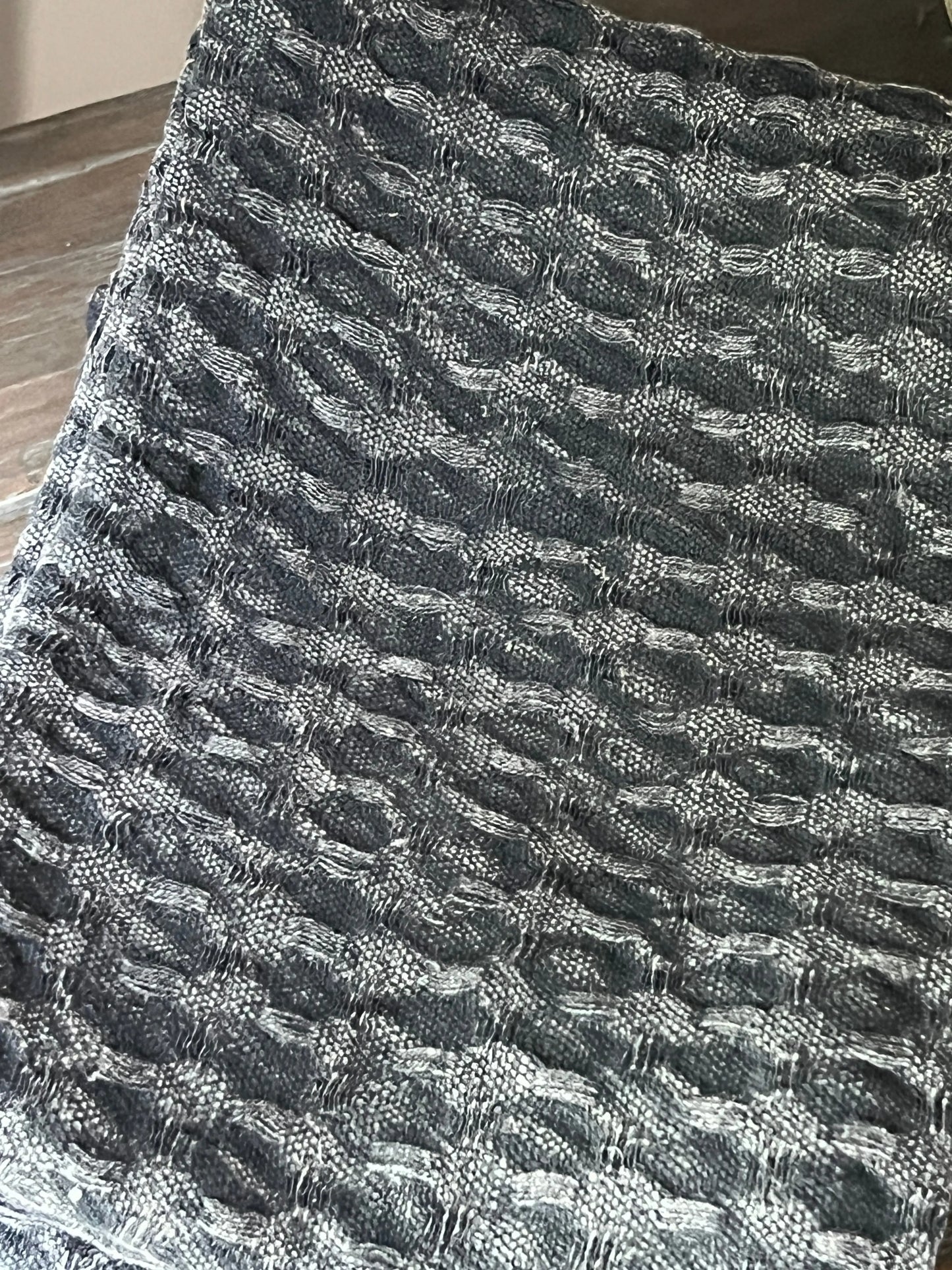 Keukendoek wafel, zwart