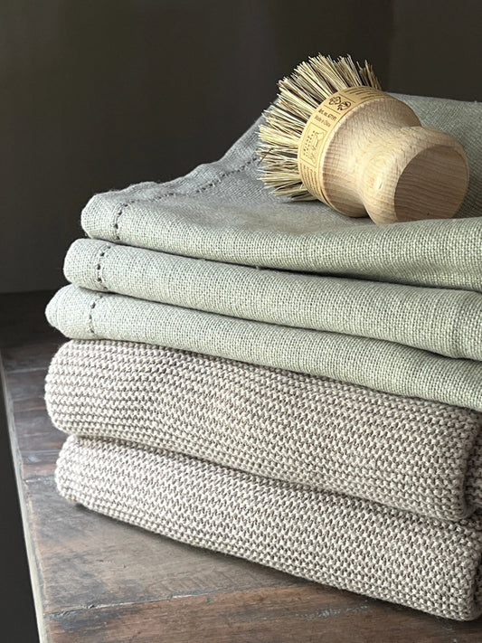 Geschirrtücher, Beige
