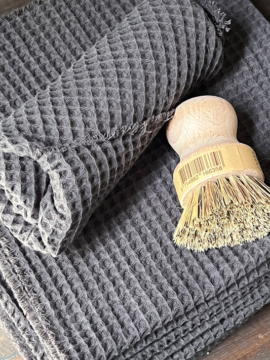 Kitchen towel - dishcloth waffle Grey