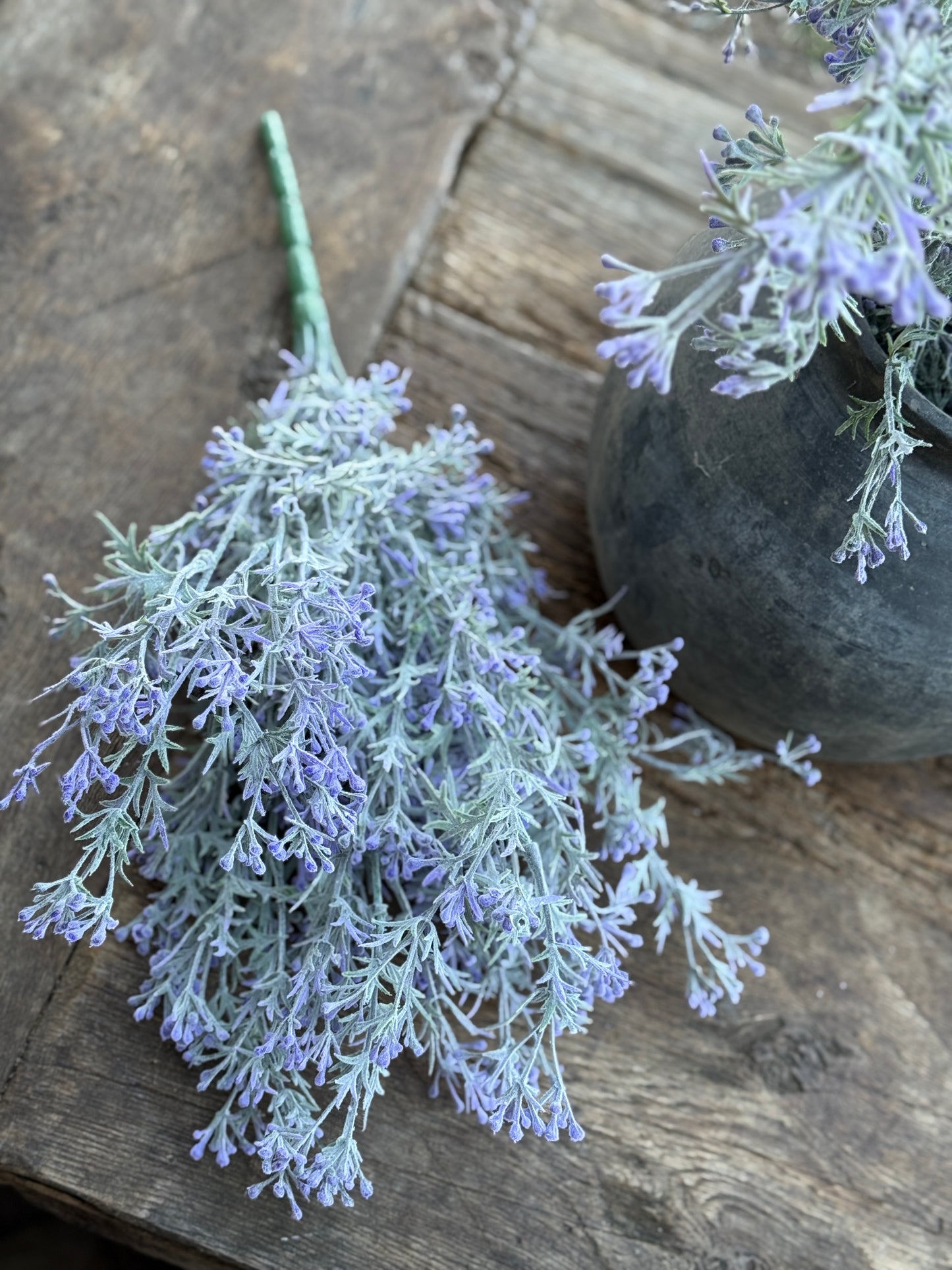 Artificial lavender bush