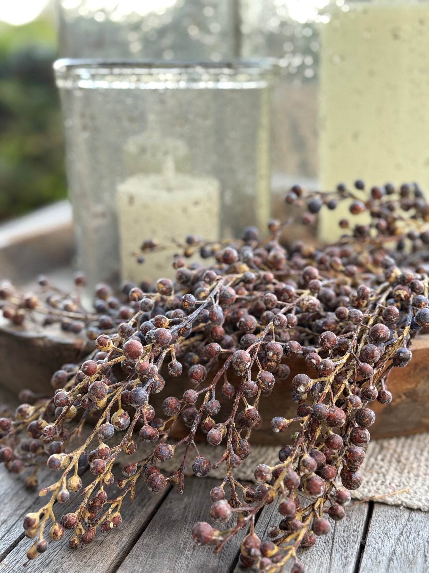 Brown Date Branch Artificial – 60 cm