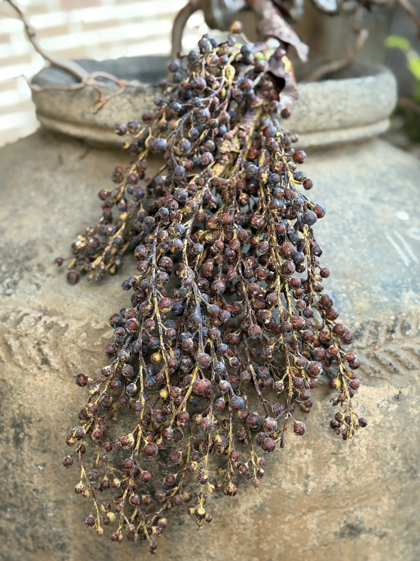Brown Date Branch Artificial – 60 cm