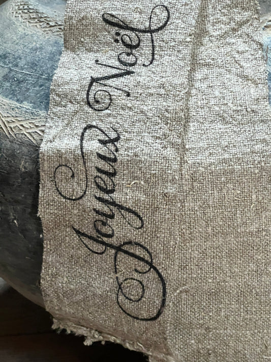 Shabby ribbon "Joyeux Noël"