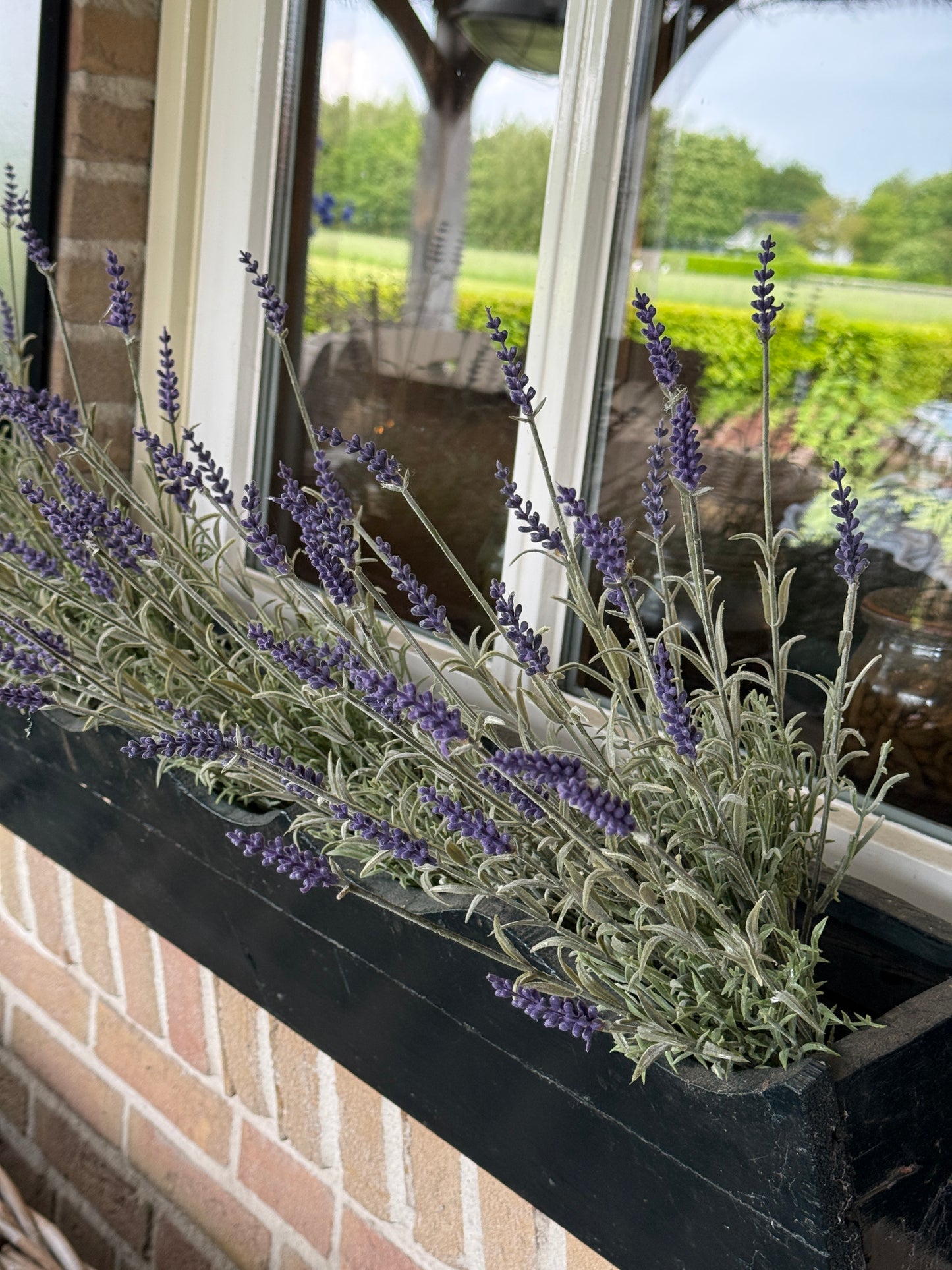 Lavendel kunstplant op steel (A1)– 47 cm