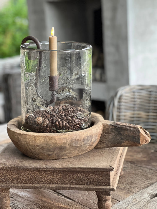 Metal Chips lantern from Puur Wonen, 20x25 cm