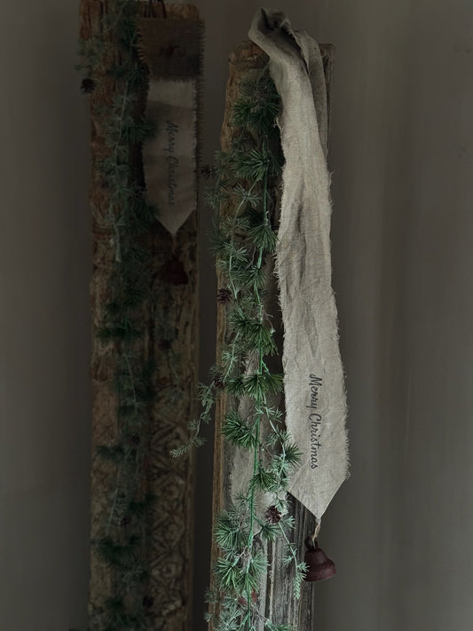 Deco Shabby ribbon with 2 bells