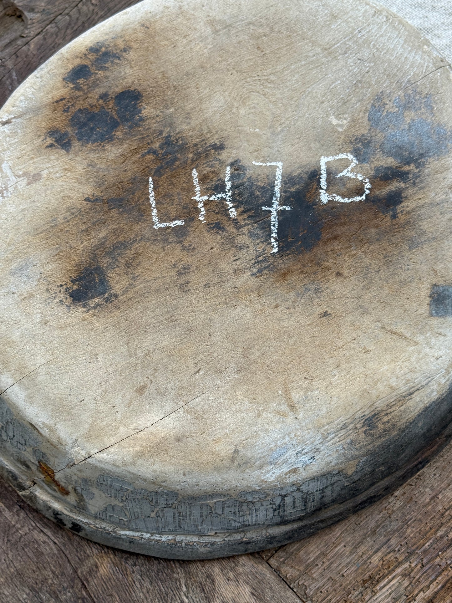 Alte Holzschale von Aura Peeperkorn – einzigartig und charaktervoll – (LH7B)