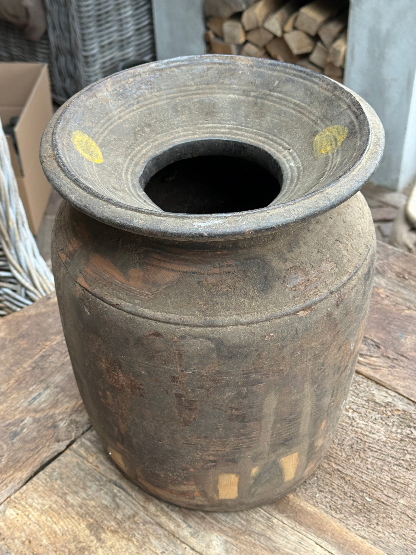 Nepalese pot/vaas – oude pot uit India