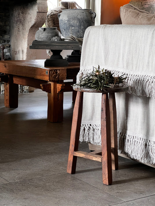 Old wooden stool (4)