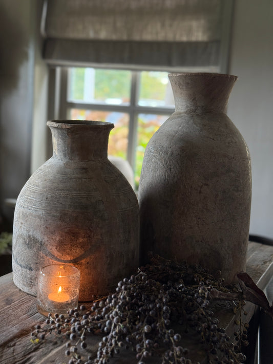 Old Nepalese Wooden Pots