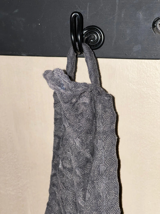 Keukendoek wafel, zwart