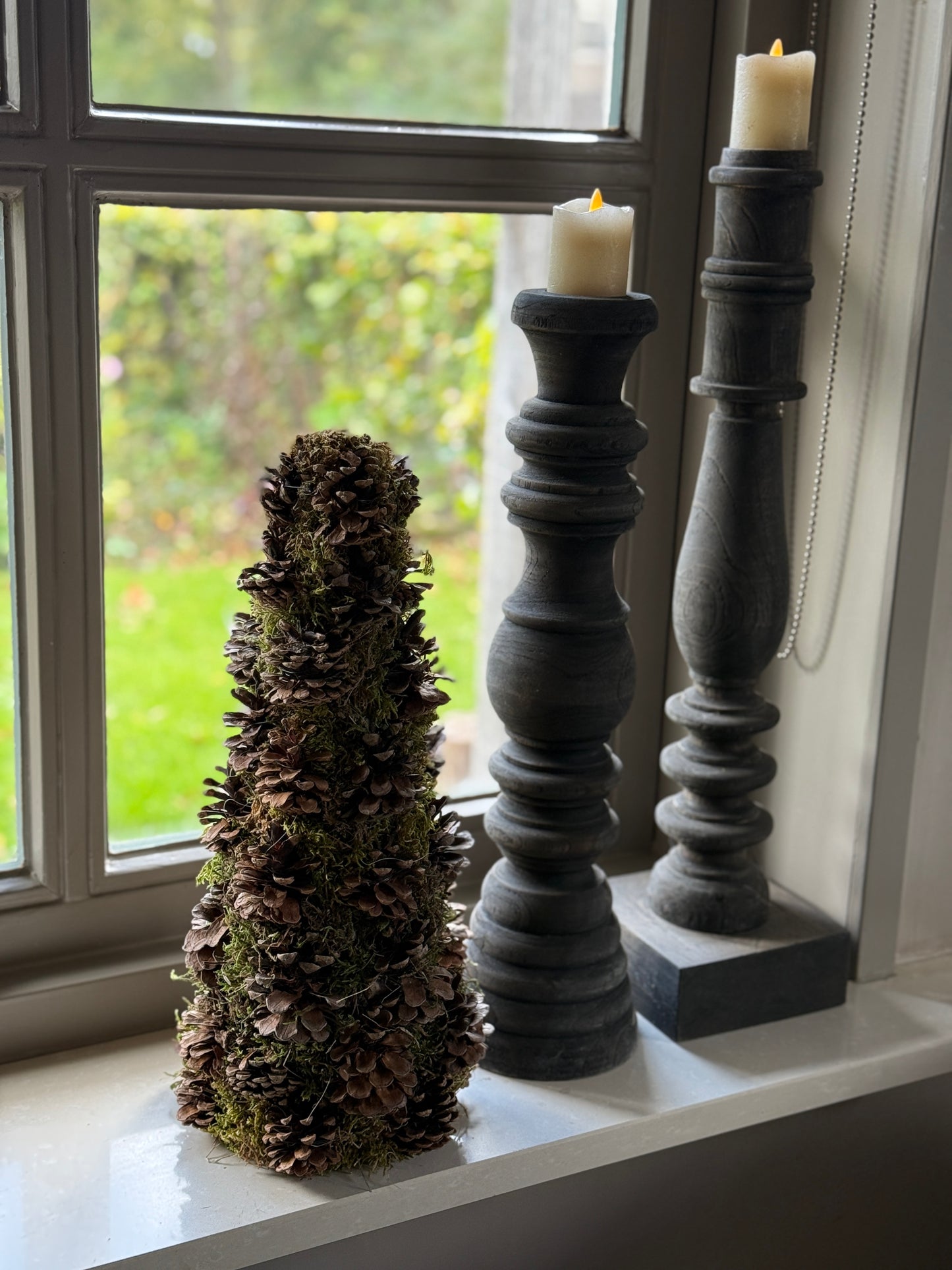 Moss Pinecone Tree – 40 cm