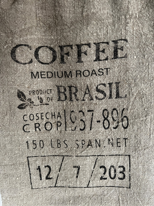 Shabby cloth "Coffee" 100x40 cm.