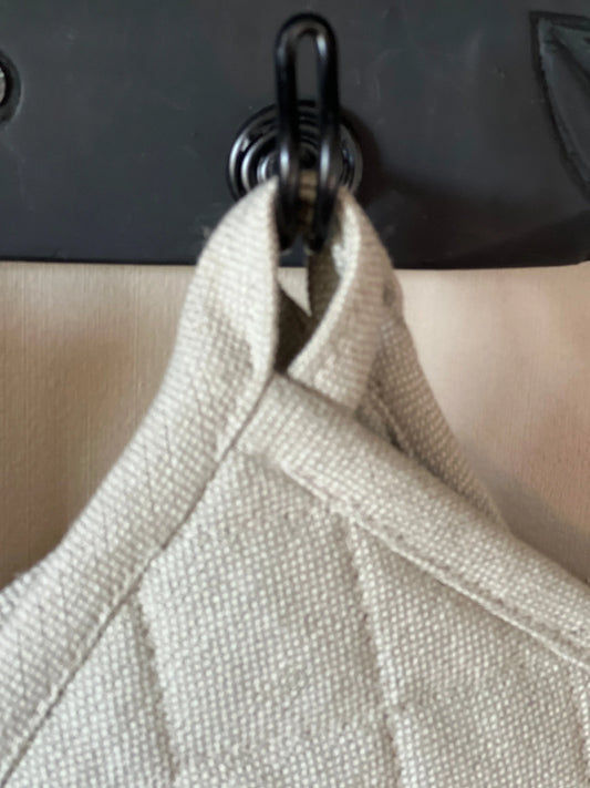Pannenlappen, linen&more, beige, set van 2 stuks