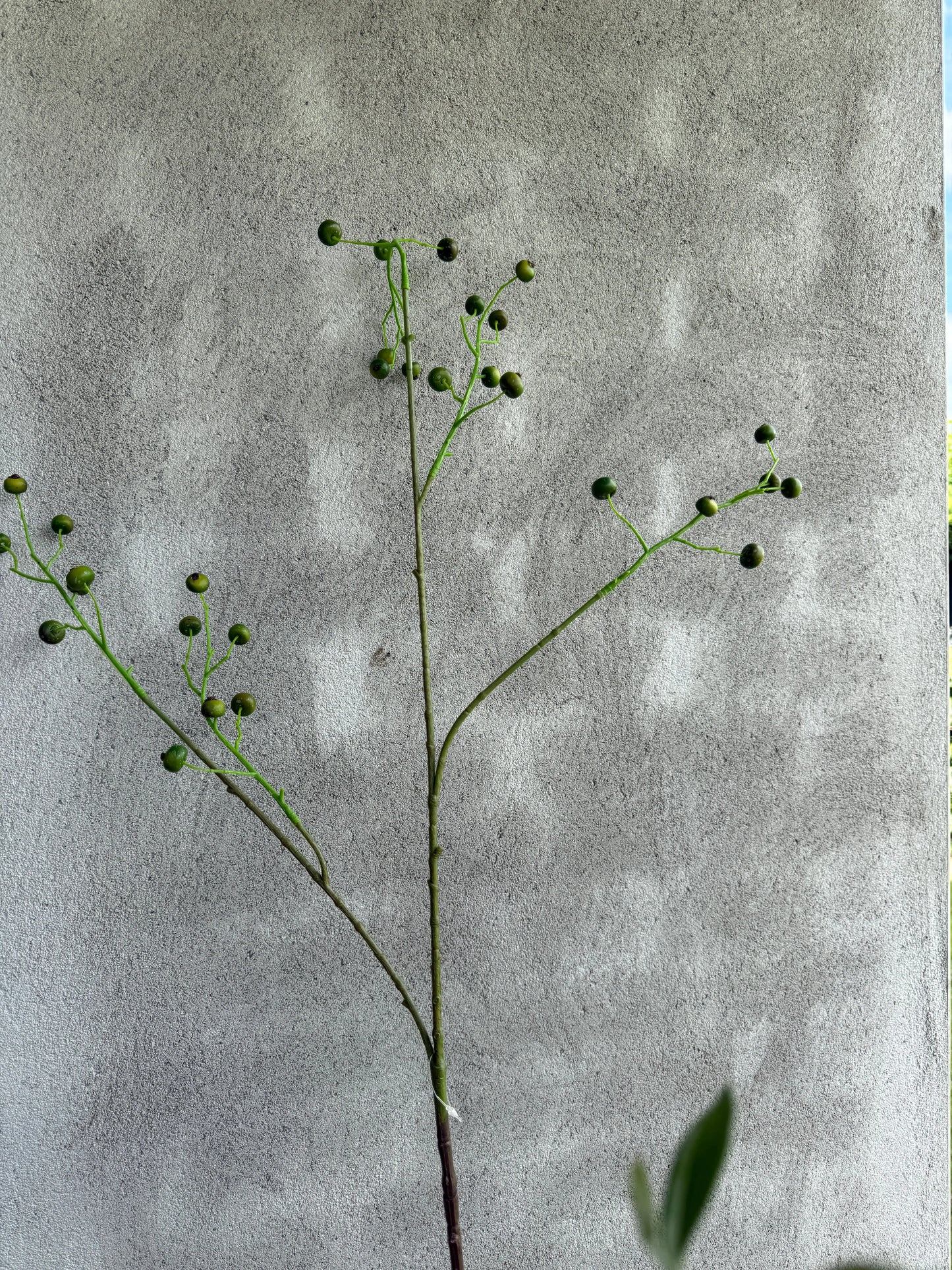 Artificial Green Rosaly Branch – 100 cm