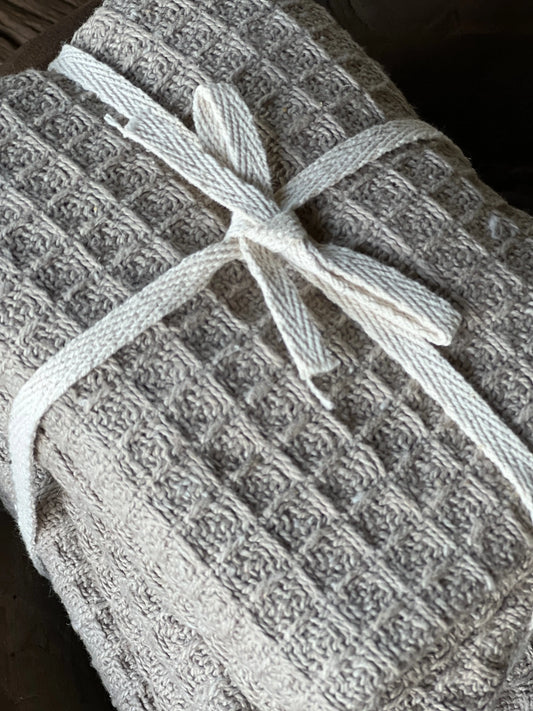 Geschirrtücher, 3er-Set, beige