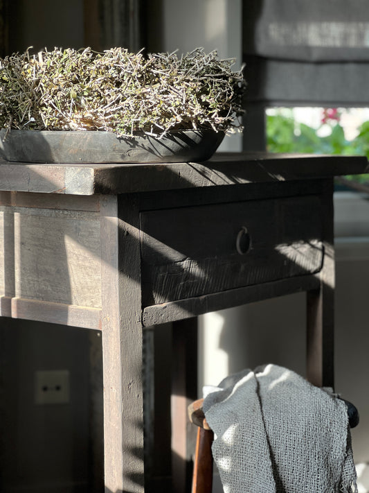 Side table Driftwood with 1 drawer 70x40x85 cm