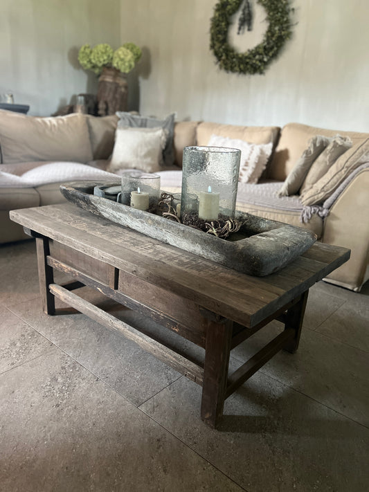 Couchtisch Driftwood 2 Schubladen - Trapa Living