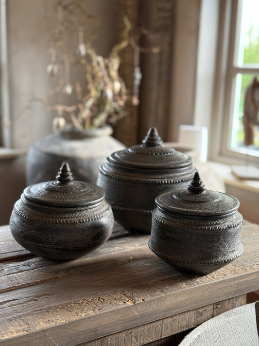 Earthenware pots - available in 3 sizes