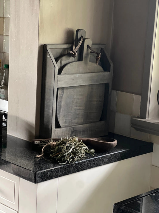 Snijplanken in houder vergrijst - Trapa Living