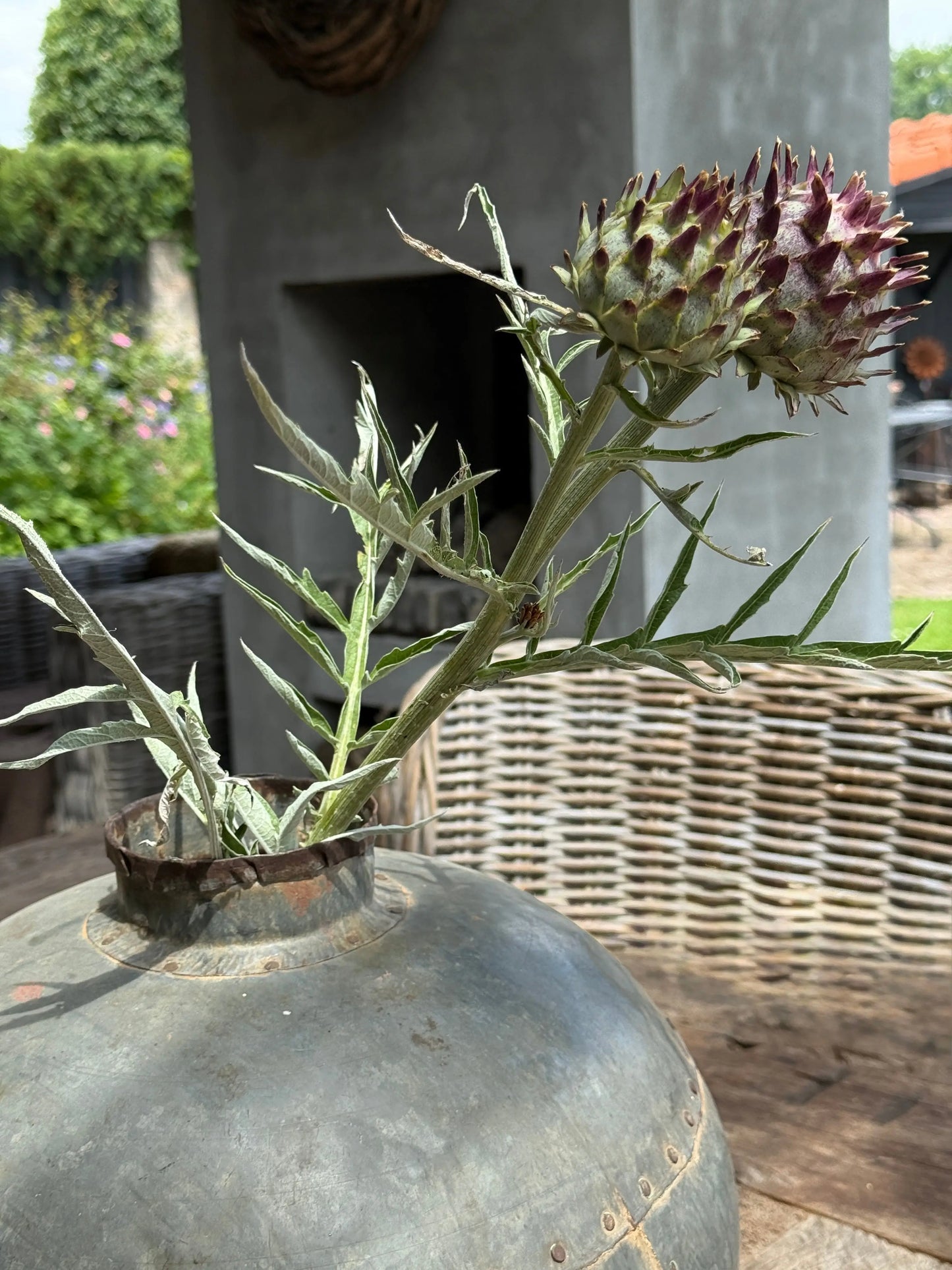 Oude Nagouri pot uit India
