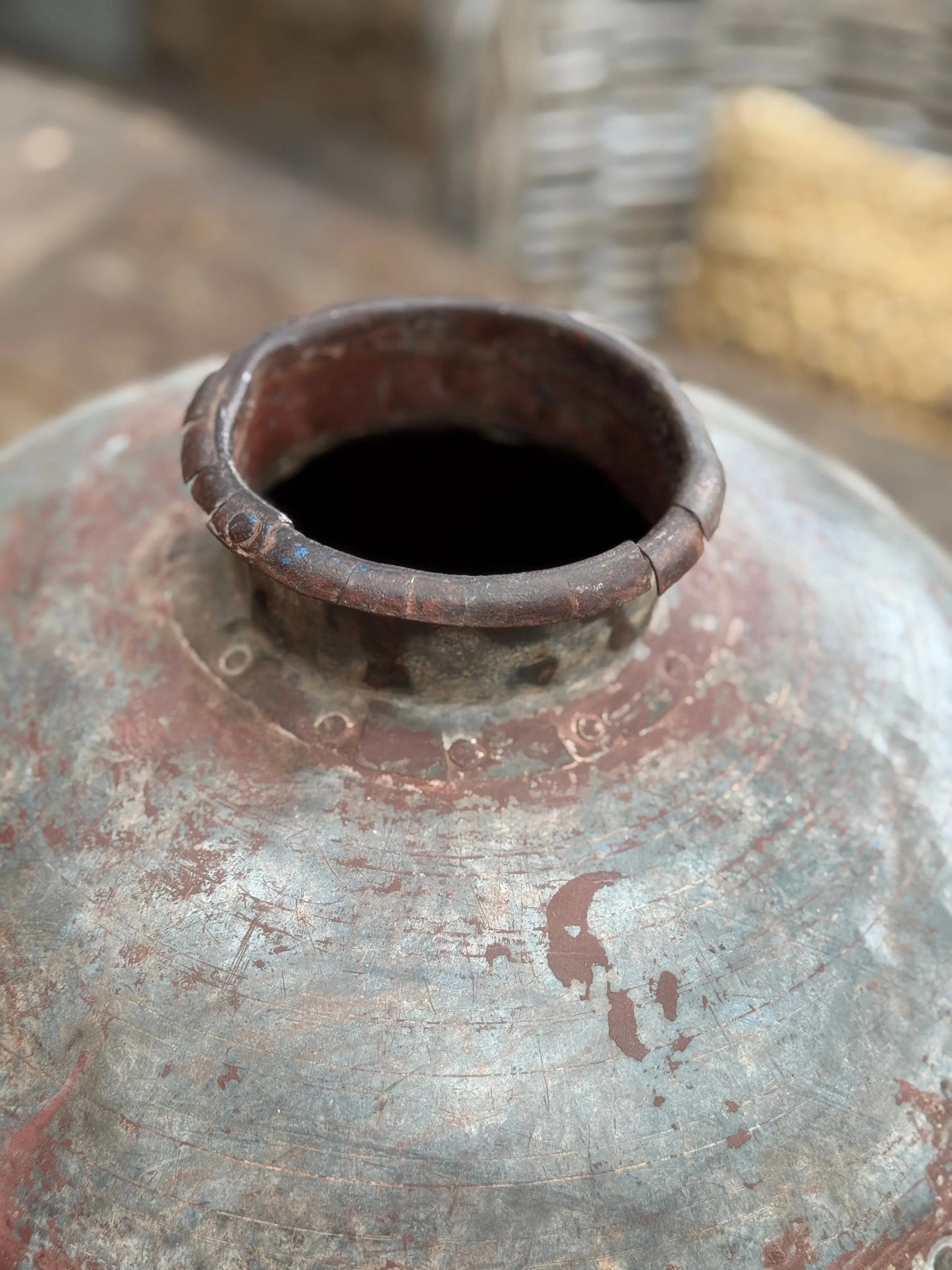 Oude Nagouri pot uit India- (LH3)