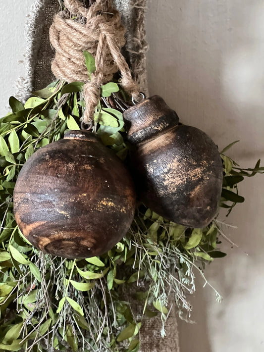 Wooden bobbin, round