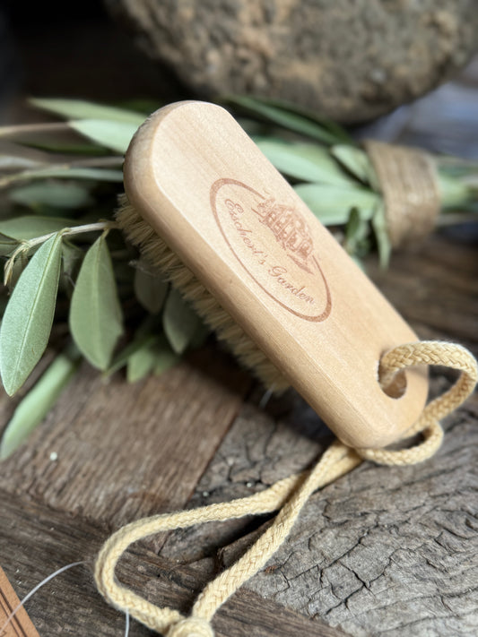 Soap Dish with Brush & Gardening Soap
