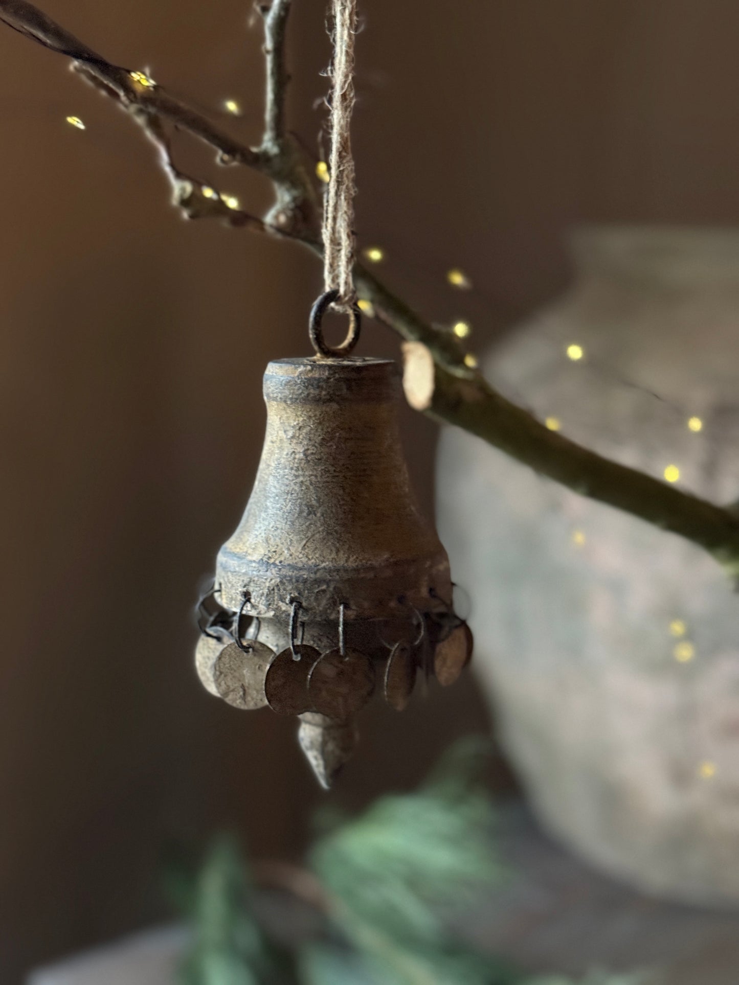 Christmas pendant Rusty coins (031)