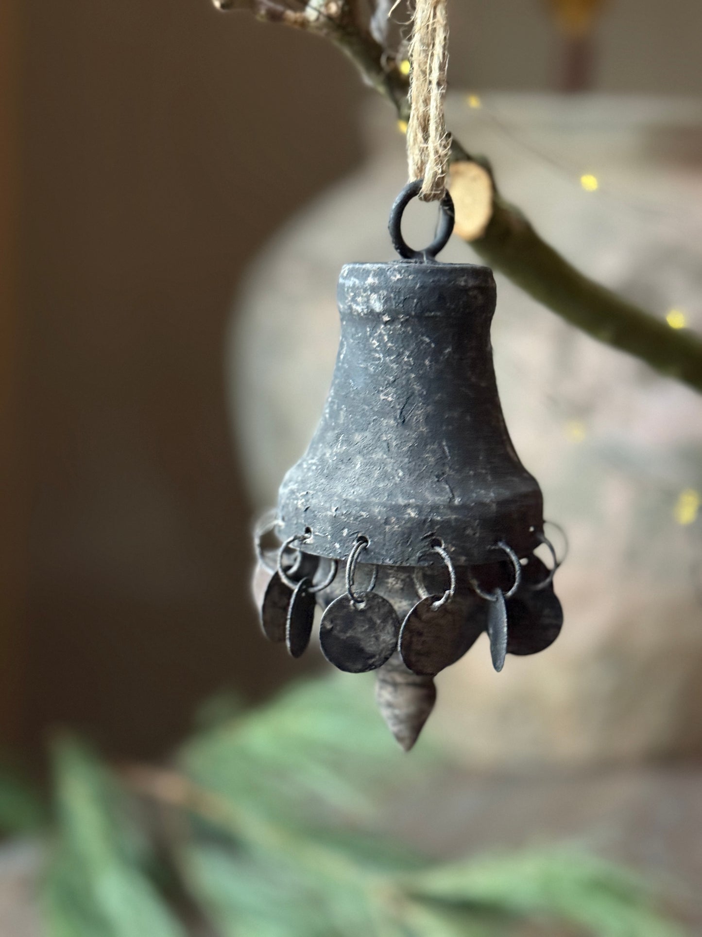 Christmas pendant Grey coins Exclusive (030)