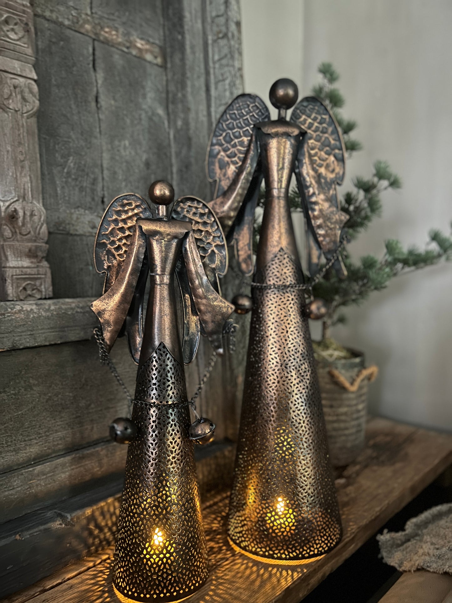 Angel with bells, Copper/black Available in M and L