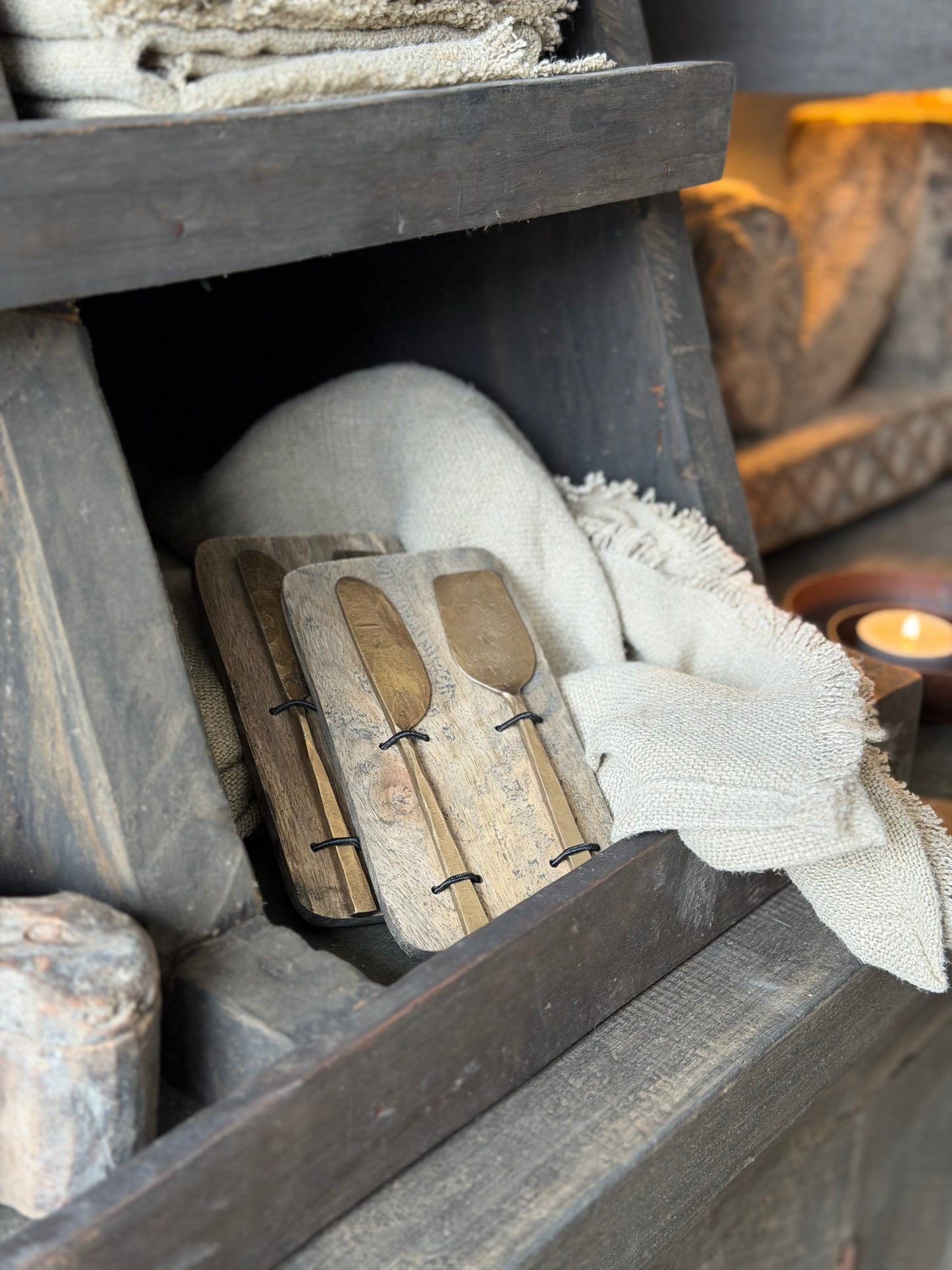 Kaas- of Botermes Set Aura Peeperkorn