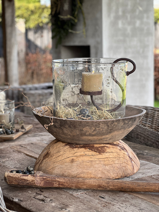 Lantern Metal Chips Exclusive from Puur Wonen, 35x35 cm.