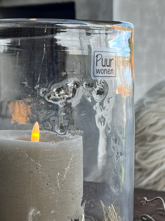 Lantern Metal Chips from Puur Wonen, 23x16 cm.