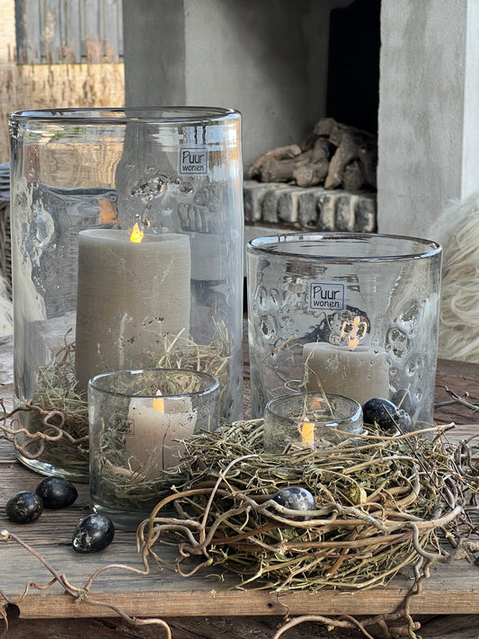 Lantern Metal Chips, from Puur Wonen, 7x7 cm.