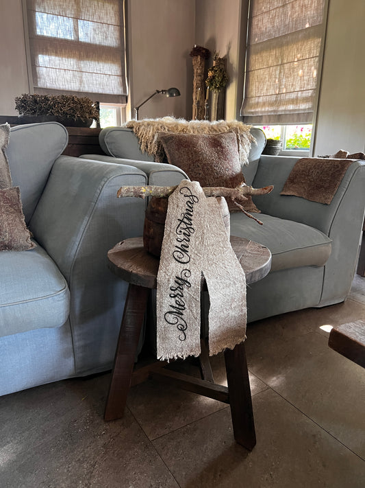 Shabby Ribbon "Merry Christmas"