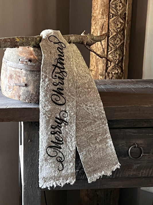 Shabby Band "Frohe Weihnachten"