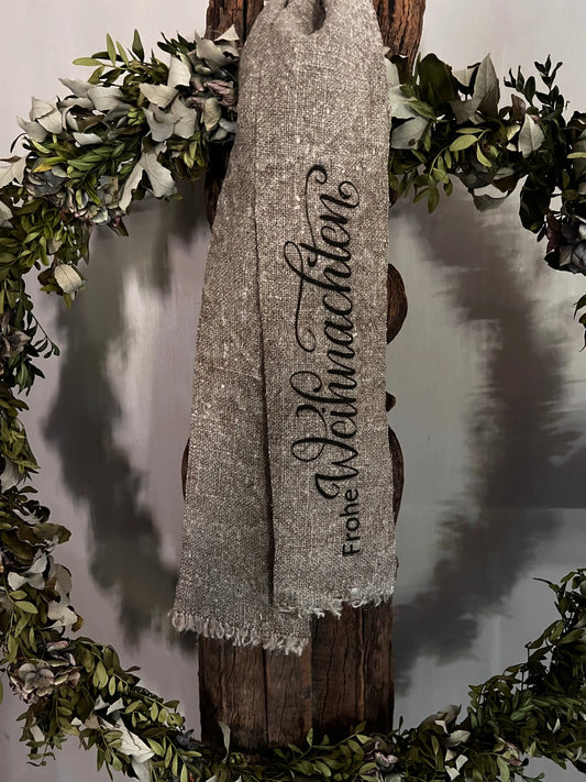 Shabby ribbon "Frohe Weihnachten"
