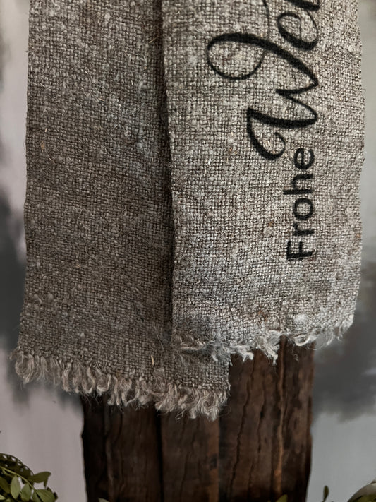 Shabby ribbon "Frohe Weihnachten"