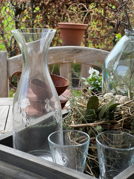 Glass carafe "dragonfly"