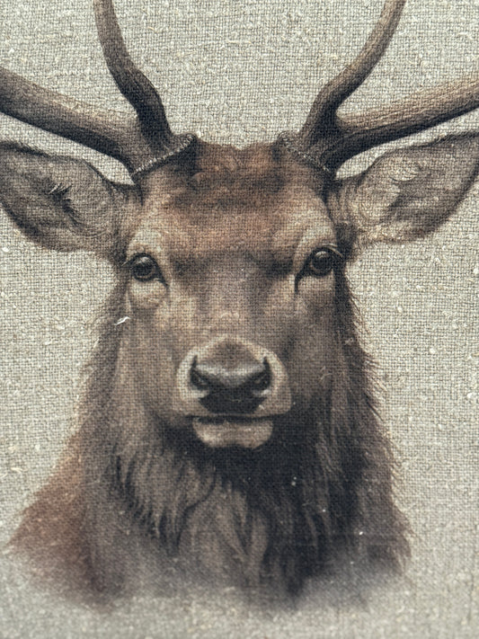 Shabby Cushion Reindeer